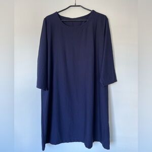 Eileen Fisher Navy Tunic Dress